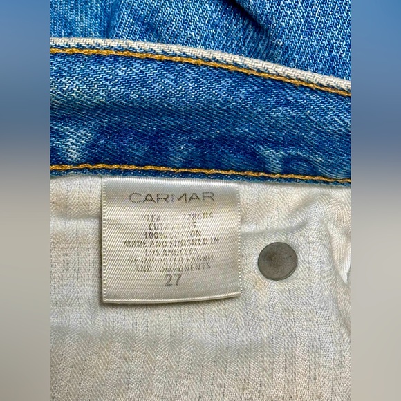 CARMAR Distressed Ankle Fray Jeans - Picture 6 of 6